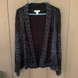 Christopher Banks Woman’s Open Embellished Jacket
